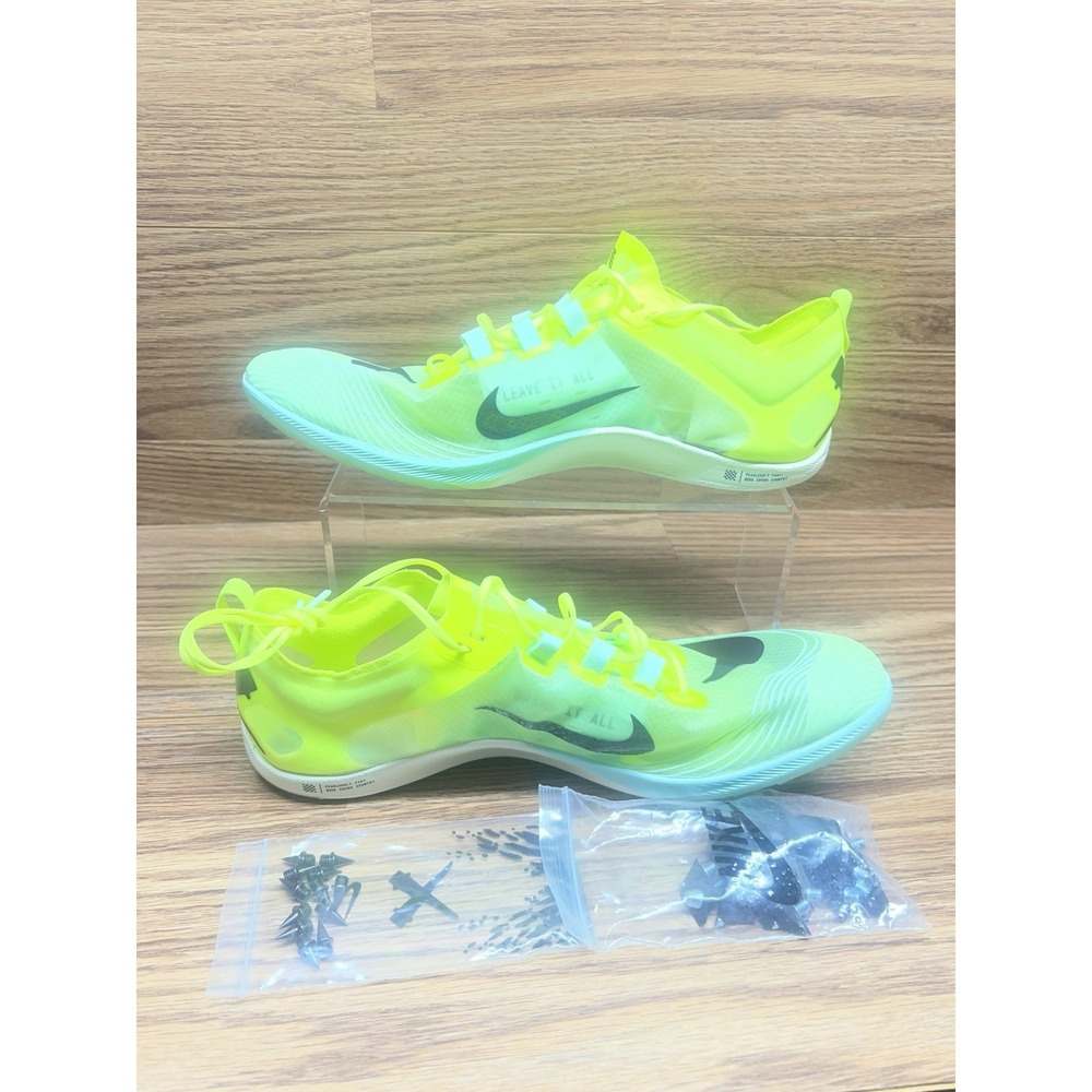 Nike Zoom Victory 5 XC Distance Running Spikes Volt AJ0847-702 Men Size 11 - Picture 10 of 12